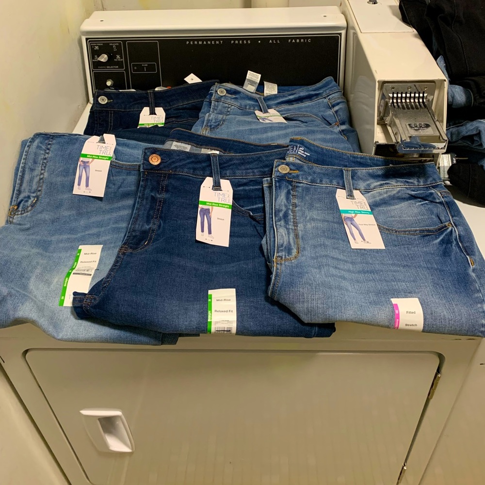 Time and Tru Jean bundle womens 20 NWT